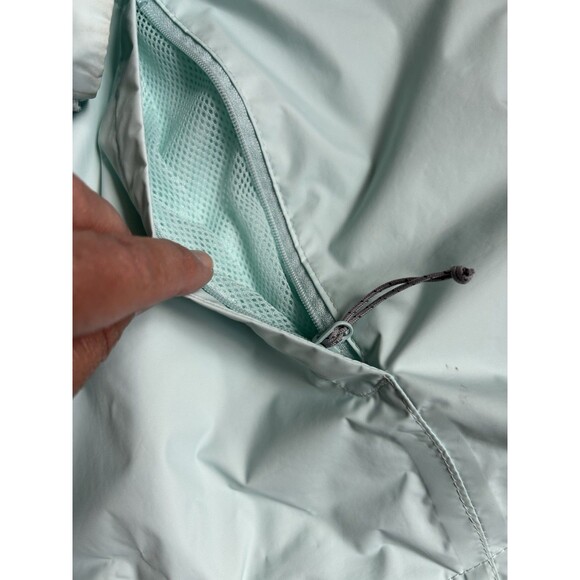 columbia light blue womens omni-tech jacket Windbreaker Hooded - Picture 7 of 9